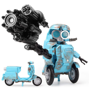 おもちゃ 合金 変形 ロボット WEIJIANG W8075 BATTLE DAMAGE  オートボットスクィークス Autobots Sqweeks