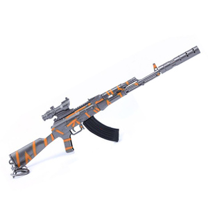 品切 おもちゃ アーミー 装備品 合金 武器 AKM 210mm 塗装済みアクションフィギュアの武器