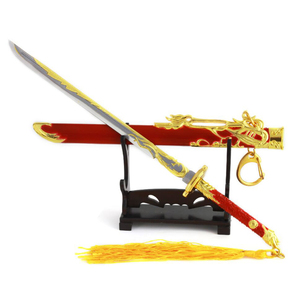 品切れ おもちゃ アーミー 装備品 合金 刀 剣 220mm 塗装済みアクションフィギュアの武器(21412)