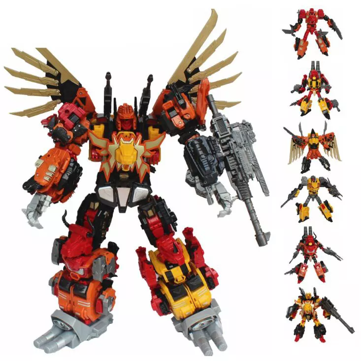 品切れ おもちゃ 合金 変形 ロボットJinBao社 Robot兽 predaking 6体