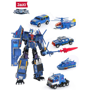 品切れおもちゃ 変形 ロボット JAKI TOYS JQ6113-1--JQ6113-5  ULTRA SWAT 5体合体で巨大ロボット