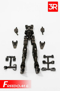 品切れ3R Diecast Skeleton X10A MG 1/100 FREEDOMのアップグレードキット [本体無し]