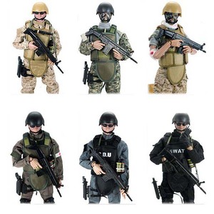 ドール用 人形 全身フル稼働1/6サイズ 12インチ アクションフィギュア 兵士 陸軍 戦闘員 USA ARMYコレクタードール 模型 本体 贈り物 装飾 6体セット