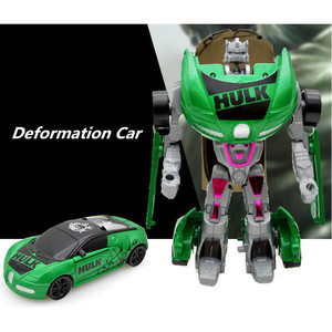 おもちゃ 合金 変形 ロボット 1/43  Deformation Car 6色