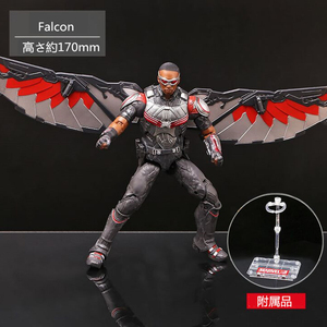 ［正規品］MARVEL おもちゃ ヒーロー キャラクター Falcon 170mm ABS&PVC製 塗装済みアクションフィギュア 