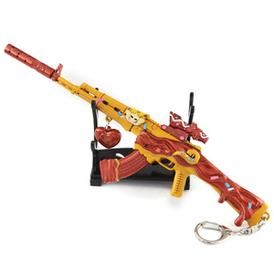 おもちゃ アーミー 装備品 合金 武器 AKM 210mm 塗装済みアクションフィギュアの武器(21099)