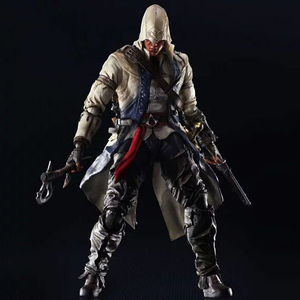 Assassin's Creed 3 Connor Ratohnhaketon 280mm PVC製 塗装済み可動フィギュア