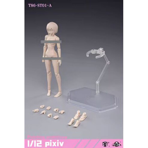 [予約注文]  おもちゃ 86TOYS 1/12 フィギュア 少女 素体 超柔軟性シームレス アクションフィギュア