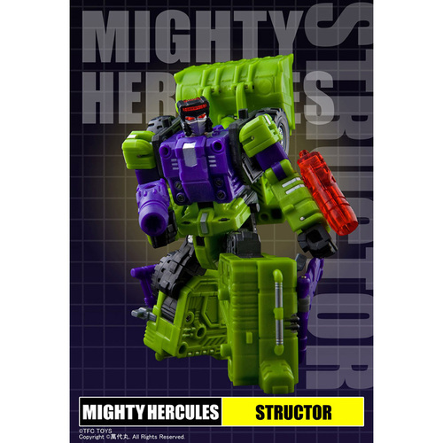 品切れ おもちゃ 合金 変形 ロボット TFC TOYS Mighty Hercules 第3弹 Structor 6体合体で巨大ロボット
