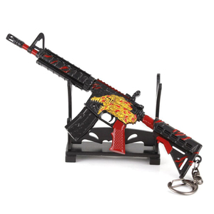 おもちゃ アーミー 装備品 合金 武器 M4A1 165mm 塗装済みアクションフィギュアの武器(21523)