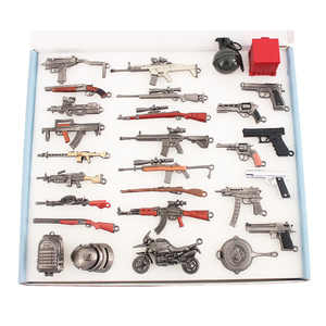おもちゃ アーミー 装備品 合金 武器 35mm~90mm 塗装済みアクションフィギュアの武器 28点セット（230093)