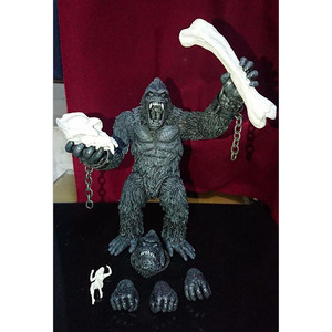おもちゃ Kong: Skull Island 180mm 頭部交換可能 可動 塗装済みアクションフィギュア