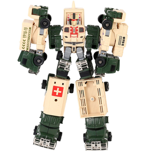おもちゃ 変形 ロボット WK-70 5体合体で巨大ロボット 5点セット