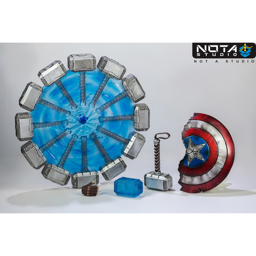 品切れ おもちゃ Nota Studio 1/12  Captain America 武器のアップグレードキット [本体無し]