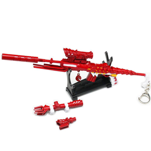 おもちゃ アーミー 装備品 合金 武器 MINI14 220mm 塗装済みアクションフィギュアの武器（21116）