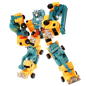 おもちゃ 変形 ロボット Engineesing  5体合体で巨大ロボット 5体セット