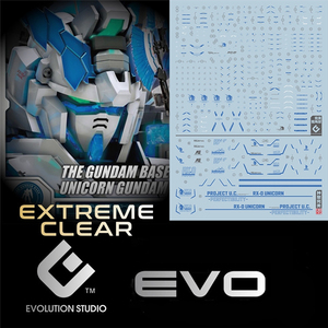 【EVO】RG Unicorn RX-0  ガンダム ガンプラ ディテールアップ用水転写式デカール