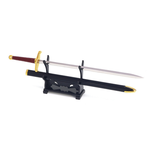 おもちゃ アーミー 装備品 合金 刀 剣 260mm 塗装済みアクションフィギュアの武器（230021)
