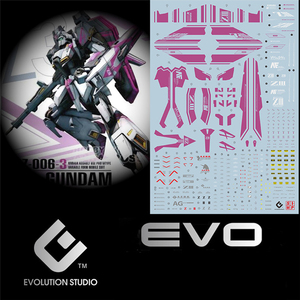 【EVO】MG 1:100 Gundam ZETAIII/Z-3 MSZ-006-3 Z3 ガンダム ガンプラ ディテールアップ用水転写式デカール レッド