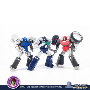 おもちゃ 合金 変形 ロボット MS-TOYS MS-B29D video team 3体セット