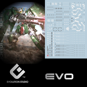 EVO MG 1:100 Gundam Dynames GN-002 ガンダム ガンプラ ディテールアップ用水転写式デカール