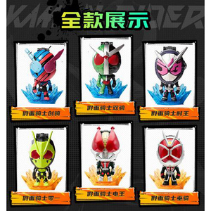 仮面骑士mini版 パンダシリーズ ６体セット 仮面戦士