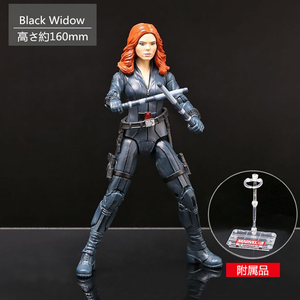 ［正規品］MARVEL おもちゃ ヒーロー キャラクター Black Widow 160mm ABS&PVC製 塗装済みアクションフィギュア 