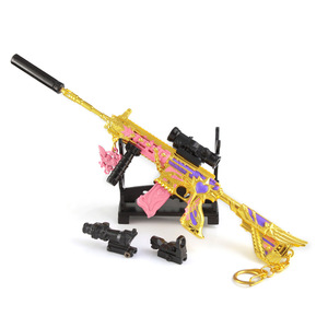 おもちゃ アーミー 装備品 合金 武器 M416  235mm 塗装済みアクションフィギュアの武器  (21937)