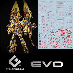 【EVO】RG Unicorn Phenex  レッドバージョン   ガンダム ガンプラ ディテールアップ用水転写式デカール