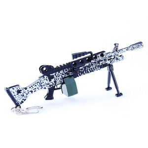 おもちゃ アーミー 装備品 武器 銃 M249 160mm 塗装済みアクションフィギュアの武器