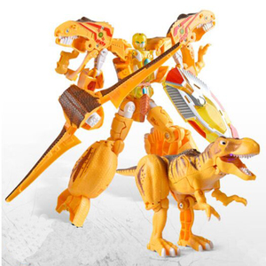 おもちゃ  変形 ロボット GOGOSHOU TOY C993 恐竜 オレンジ
