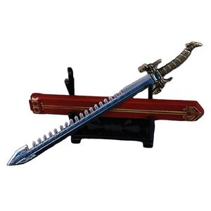 おもちゃ アーミー 装備品 合金 刀 剣 180mm 塗装済みアクションフィギュアの武器 （23296）