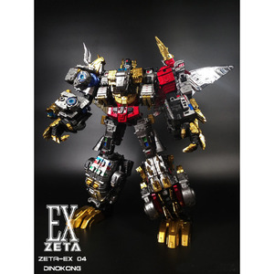 品切れおもちゃ 合金 変形 ロボット Zeta EX-04 Dinokong 5体合体で巨大ロボット 5体セット