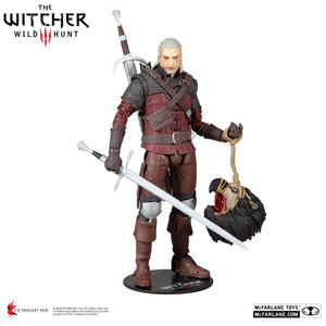 McFarlane Toys 1:10 THE WITCHER GERALT OF RIVIA ABS&PVC製 塗装済みアクションフィギュア