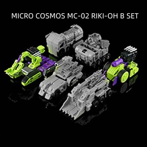 おもちゃ 変形 ロボット 招财猫 MICRO COSMOS MC-02 RIKI-OH C SET 2点セット