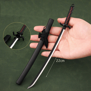 おもちゃ アーミー 装備品 合金 刀 剣 220mm 塗装済みアクションフィギュアの武器（221399)
