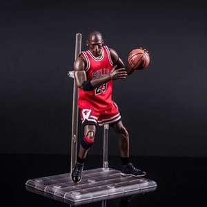 バスケットボール NBA スター Michael Jordan 220mm PVC製 塗装済み可動フィギュア