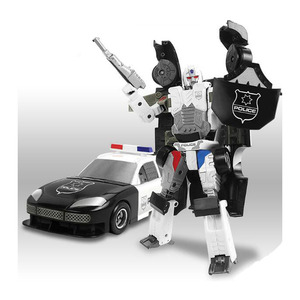 おもちゃ 変形ロボット HAPPYWELL 警察車 265mm