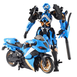 おもちゃ 合金 変形 ロボット Machine Boy 3301B Chromia ブルー