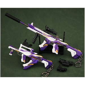 おもちゃ アーミー 装備品 合金 武器 130mm 240mm 塗装済みアクションフィギュアの武器 2体セット（221413)