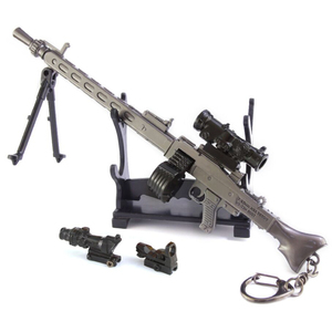 おもちゃ アーミー 装備品 合金 武器 190mm MG3 塗装済みアクションフィギュアの武器  (22218)