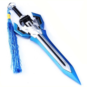  おもちゃ アーミー 装備品 刀 剣 塗装済みアクションフィギュアの武器　ブルー
