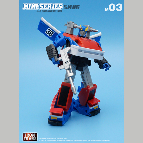 品切れ　おもちゃ 合金 変形 ロボット IRONTRANS Mini Series M03 Smog