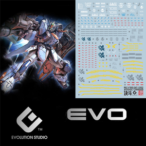 【EVO】MG Duel Gundam GAT-X102 ガンダム ガンプラ ディテールアップ用水転写式デカール