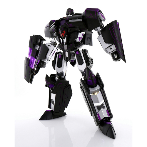 おもちゃ  合金 変形 ロボット Generation Toy GT-02 メガトロン Megatronin 透明ブラック限定版