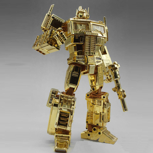 品切れ おもちゃ 合金 変形 ロボット オプティマスプライム Optimus Prime ゴールドメッキ メッキ製品のため 変形はお勧めいたしません
