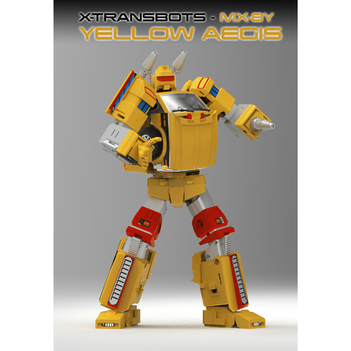 おもちゃ 変形 ロボット X-Transbots X社 MX-8Y YELLOW AEGIS