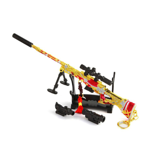 おもちゃ アーミー 装備品 合金 武器 AWM 250mm 塗装済みアクションフィギュアの武器（22057）