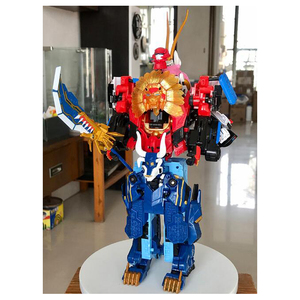 おもちゃ 変形ロボット 神獣金剛2 豪華版 地獣金剛 4体合体で巨大ロボットに