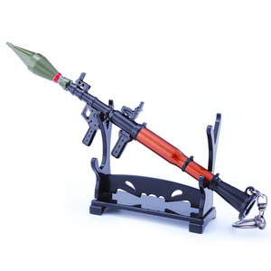 おもちゃ アーミー 装備品 合金 武器 RPG7 180mm 塗装済みアクションフィギュアの武器(21087)